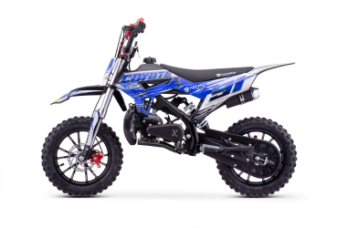 NITRO MOTORS 49cc mini Kinder Dirtbike Coyote VX Hydraulic UPSD fork E-Pullstart DLX 10"